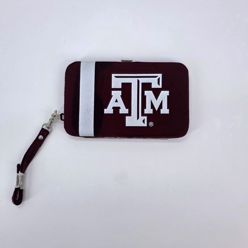 Texas A&M Aggies Little Earth Smart Wristlet Wallet Maroon ATM 100802-TXAM NEW